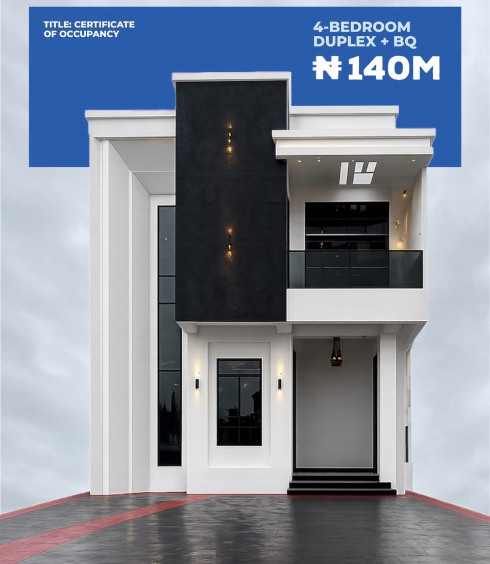 4-Bedroom Fully Detached in Mowe Town, Ogun State,